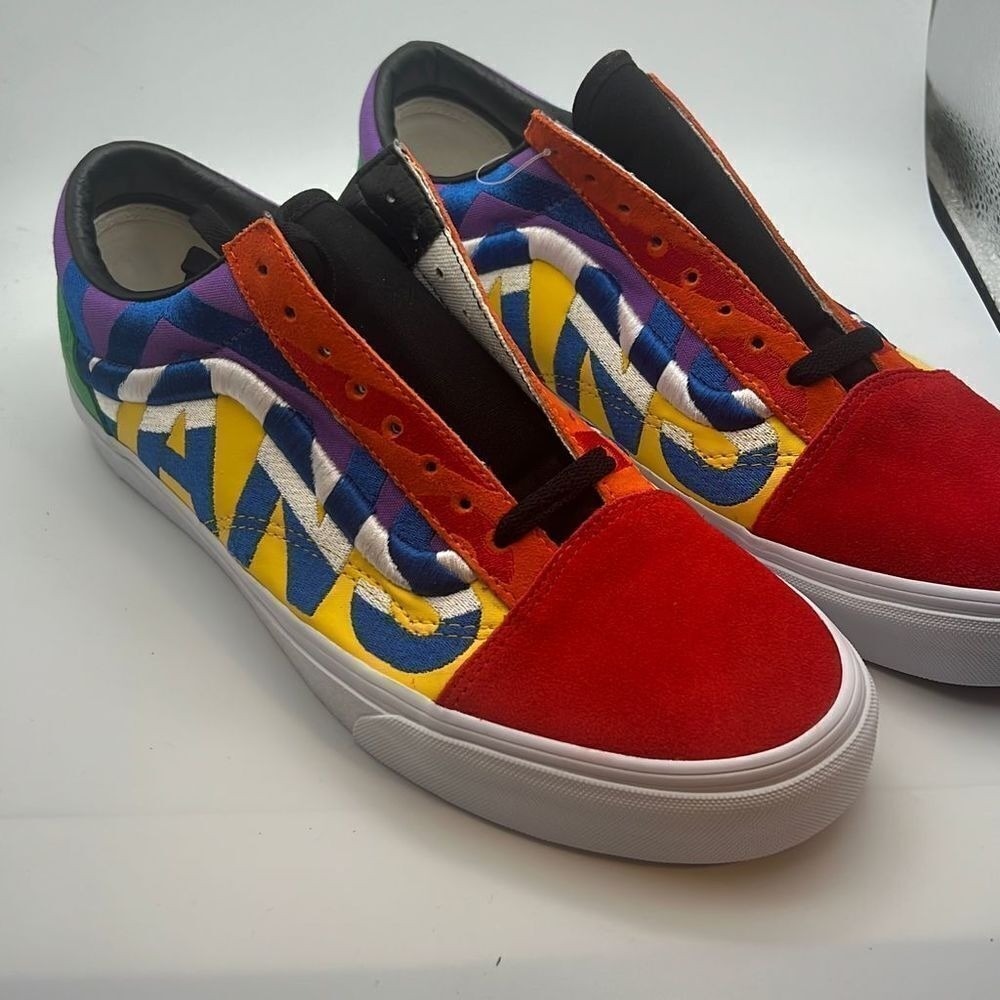 Vans Old Skool Multicolor Low‎ top sneaker shoes NEWMen 11.5